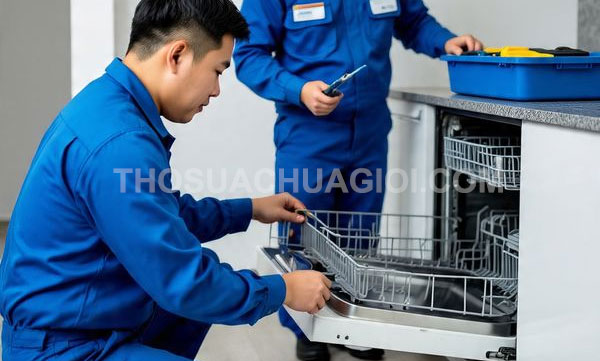 Thợ sửa máy rửa chén phường Hạnh Thông
