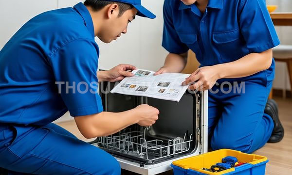 thợ sửa máy rửa chén phường Hòa Bình