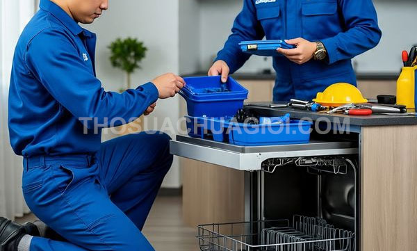 Thợ sửa máy rửa chén phường Minh Phụng