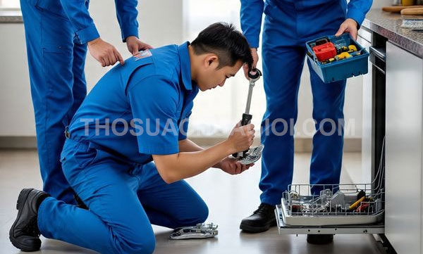 thợ sửa máy rửa chén phường Phú Thạnh