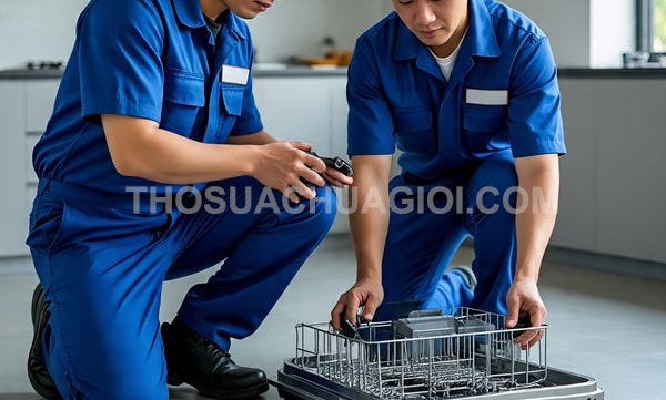 Thợ sửa máy rửa chén phường Phước Long