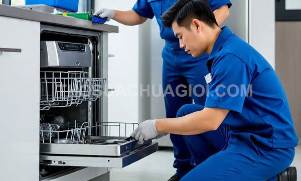 Thợ sửa máy rửa chén phường Tân Hưng