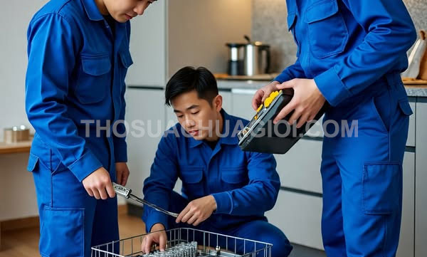 Thợ sửa máy rửa chén phường Thuận Giao