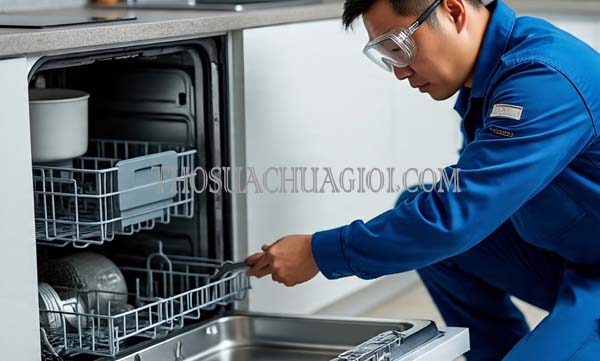 thợ sửa máy rửa chén tại ngũ hành sơn