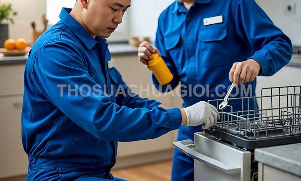 Thợ sửa máy rửa chén tại phường An Khánh