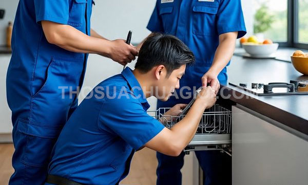 Thợ sửa máy rửa chén tại phường Bình Đông