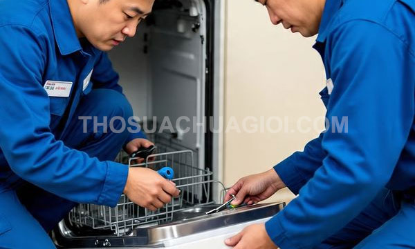 Thợ sửa máy rửa chén tại phường Bình Thới