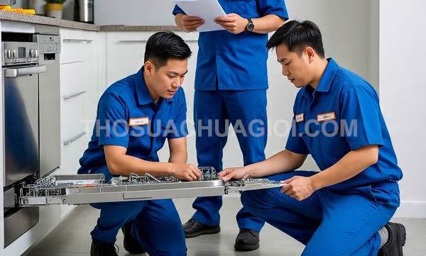 Thợ sửa máy rửa chén tại phường Cát Lái