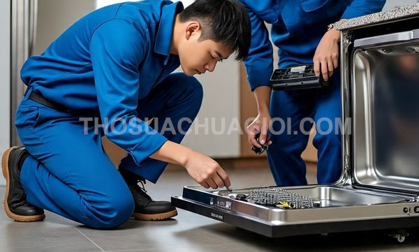 hợ sửa máy rửa chén tại phường Chợ Quán
