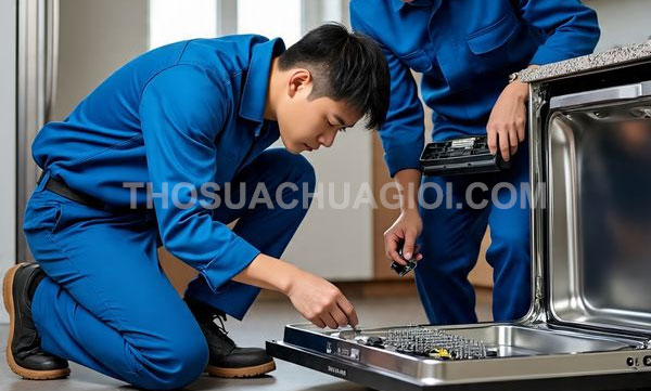 Thợ sửa máy rửa chén tại phường Gia Định
