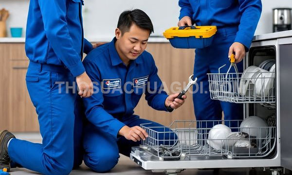 Thợ sửa máy rửa chén tại phường Tân Mỹ