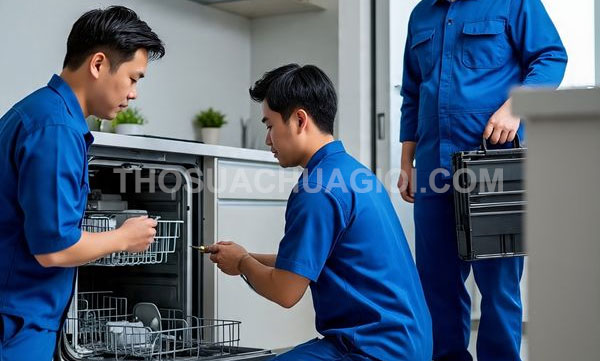 thợ sửa máy rửa chén tại phường Tân Sơn