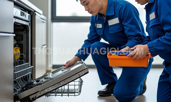 Thợ sửa máy rửa chén tại tại Thuận An