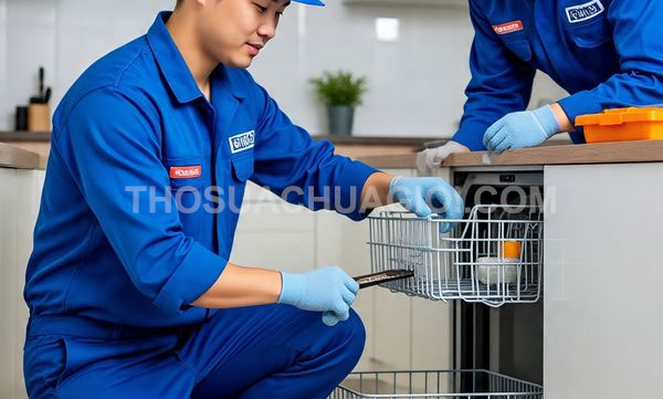 Thợ sửa máy rửa chén tại phường Trung Mỹ Tây