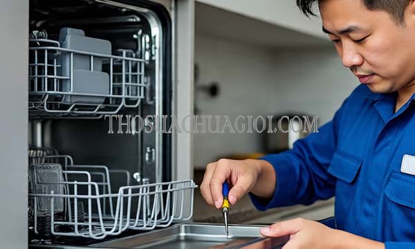 thợ sửa máy rửa chén tại sơn trà
