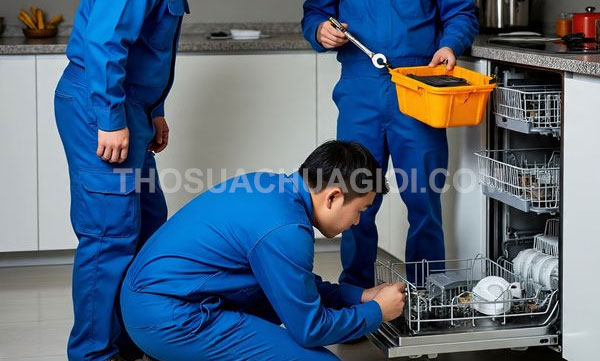 thợ sửa máy rửa chén tại xã Củ Chi