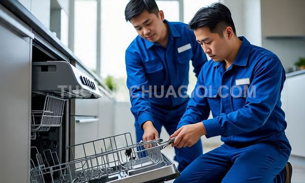 Thợ sửa máy rửa chén tại xã Xuân Thới Sơn