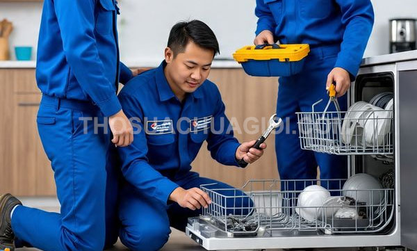 thợ sửa máy rửa chén xã An Nhơn Tây