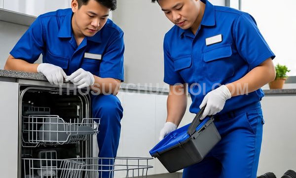 Thợ sửa máy rửa chén xã Hóc Môn