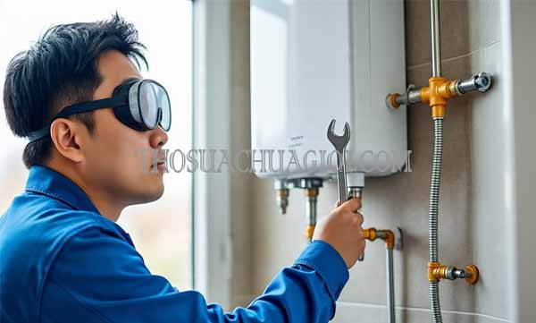 Thợ sửa máy tắm nước nóng tại Phú Quốc có mặt nhanh 10 phút
