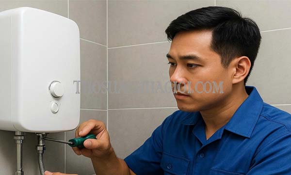 thợ sửa máy tắm nước nóng tại hải châu giá rẻ