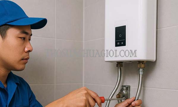 Thợ sửa máy tắm nước nóng tại Liên Chiểu gọi 30 phút có mặt