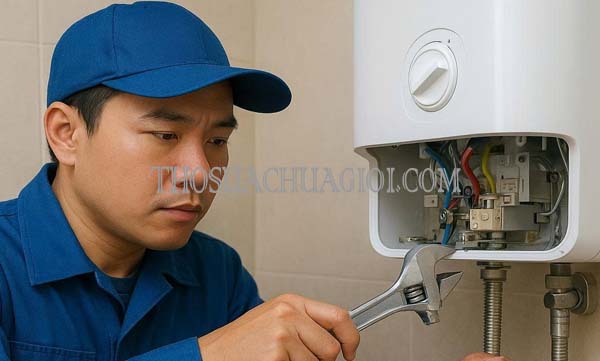 thợ sửa máy tắm nước nóng tại ngũ hành sơn