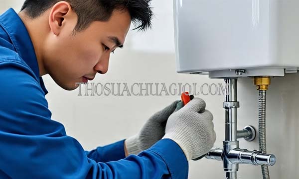 thợ sửa máy tắm nước nóng tại sơn trà