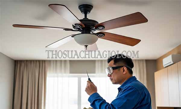 Thợ sửa quạt trần tại Tam Kỳ có thợ nhanh 20 phút tận nhà