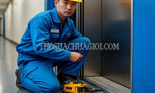 Thợ sửa thang máy phường Phú Hữu cũ giá rẻ 20 phút có mặt