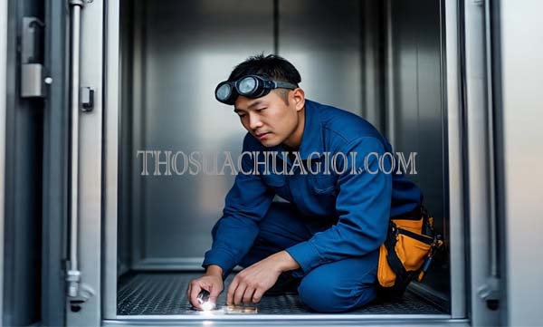 Thợ sửa thang máy phường Tân Phong cũ uy tín 15 phút đến nơi