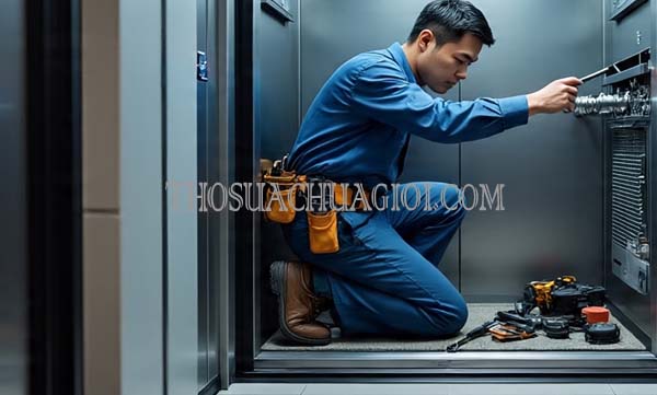 Thợ sửa thang máy phường Tân Thành cũ uy tín 15 phút đến nơi