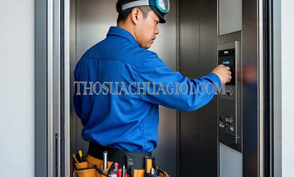 thợ sửa thang máy phường tân thành