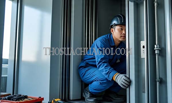 thợ sửa thang máy phường thạnh lộc giá rẻ