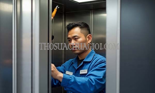 thợ sửa thang máy xã lê minh xuân