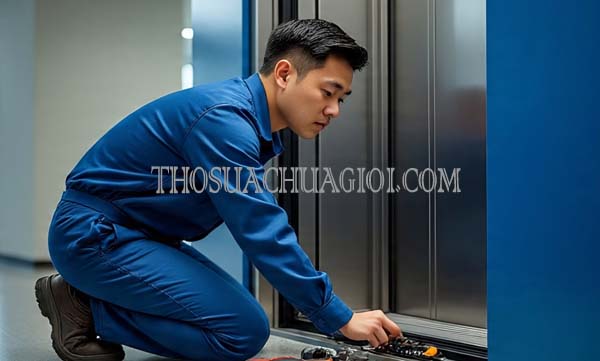 Thợ sửa thang máy xã Long Thới cũ giá rẻ 20 phút có mặt