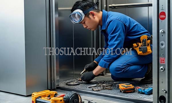 thợ sửa thang máy xã long thới uy tín
