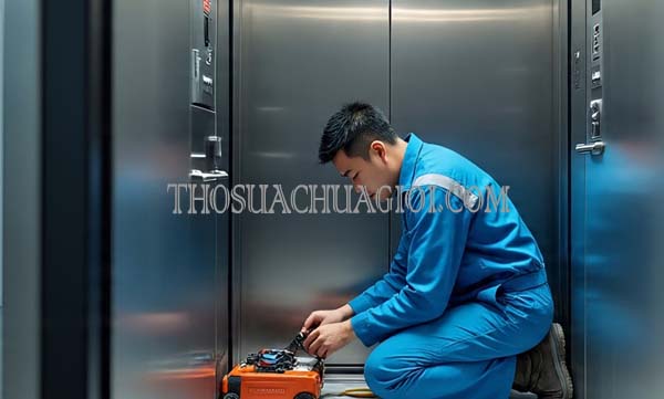 Thợ sửa thang máy xã Nhơn Đức cũ liên hệ 10 phút có