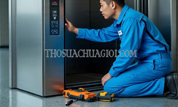 thợ sửa thang máy xã phong phú