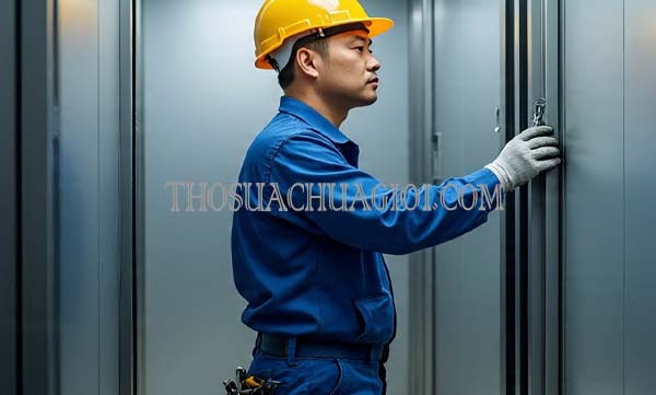 thợ sửa thang máy xã qui đức uy tín