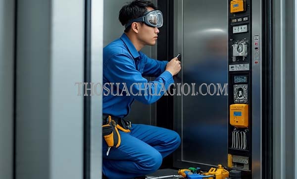 thợ sửa thang máy xã tân kiên uy tín