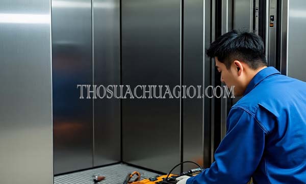 thợ sửa thang máy xã tân quý tây
