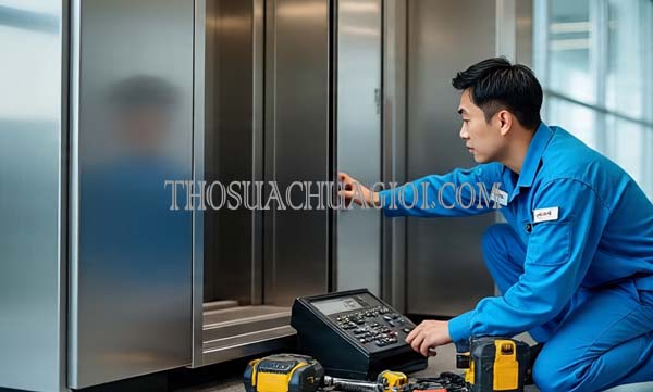Thợ sửa thang máy xã Tân Thạnh Tây cũ chất lượng 25 phút có