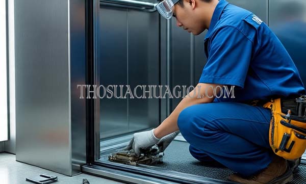 Thợ sửa thang máy xã Tân Xuân cũ giá rẻ 20 phút có mặt