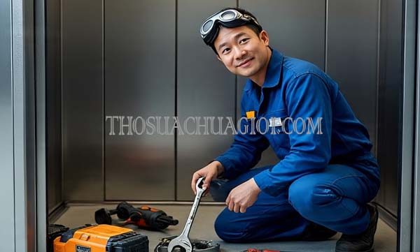 Thợ sửa thang máy xã Thới Tam Thôn cũ uy tín 15 phút đến nơi