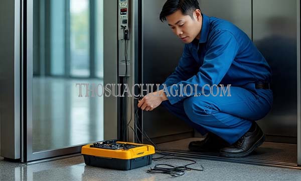 Thợ sửa thang máy xã Xuân Thới Thượng cũ giá rẻ 20 phút có mặt