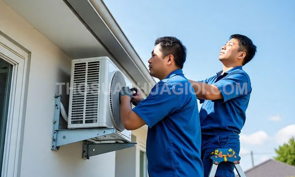Thợ tháo lắp máy lạnh tại Dĩ An giá rẻ 15 phút đến nơi