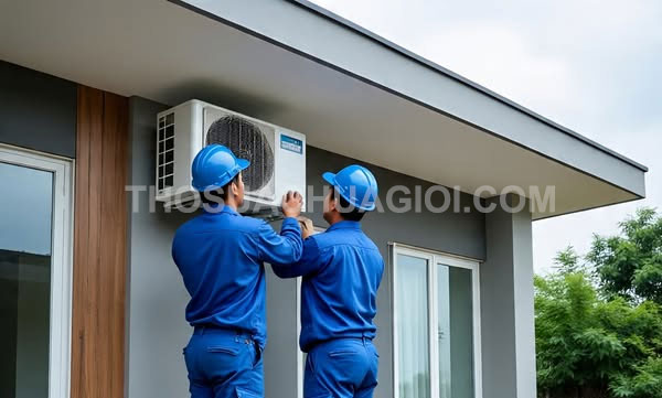 Thợ tháo lắp máy lạnh phường Tân Hưng mới gọi 10 phút có mặt
