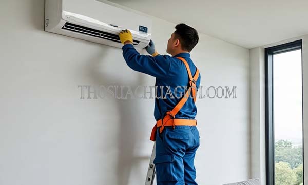 thợ tháo lắp máy lạnh tại hải châu uy tín