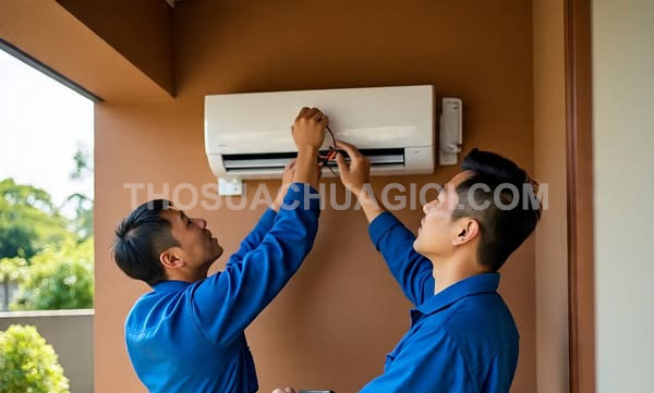 Thợ tháo lắp máy lạnh tại phường Tân Hưng